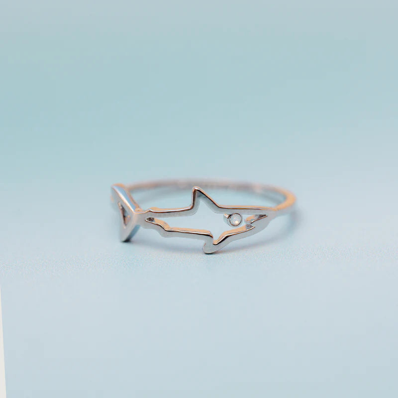 Shark Silhouette Ring - Kitty Hawk Kites Online Store