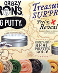 Crazy Aaron's Putty Mini Tins Treasure Surprise Peel to Reveal (Collect All 12 Colors) Gift Set Party Bundle - 4 Pack (.47oz Each) Items are Assorted and May Contain Duplicates