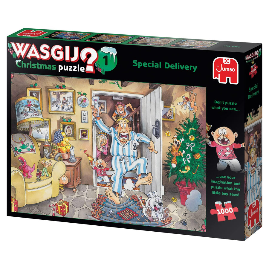 Jumbo, Wasgij Christmas 1, Special Delivery 1000pc Jigsaw Puzzle - Kitty Hawk Kites Online Store