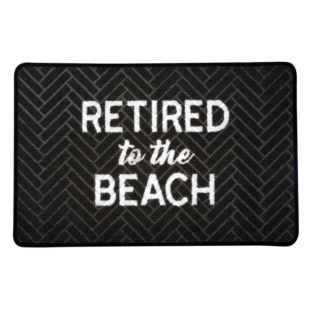 Retired To The Beach Decorative Doormat - Kitty Hawk Kites Online Store