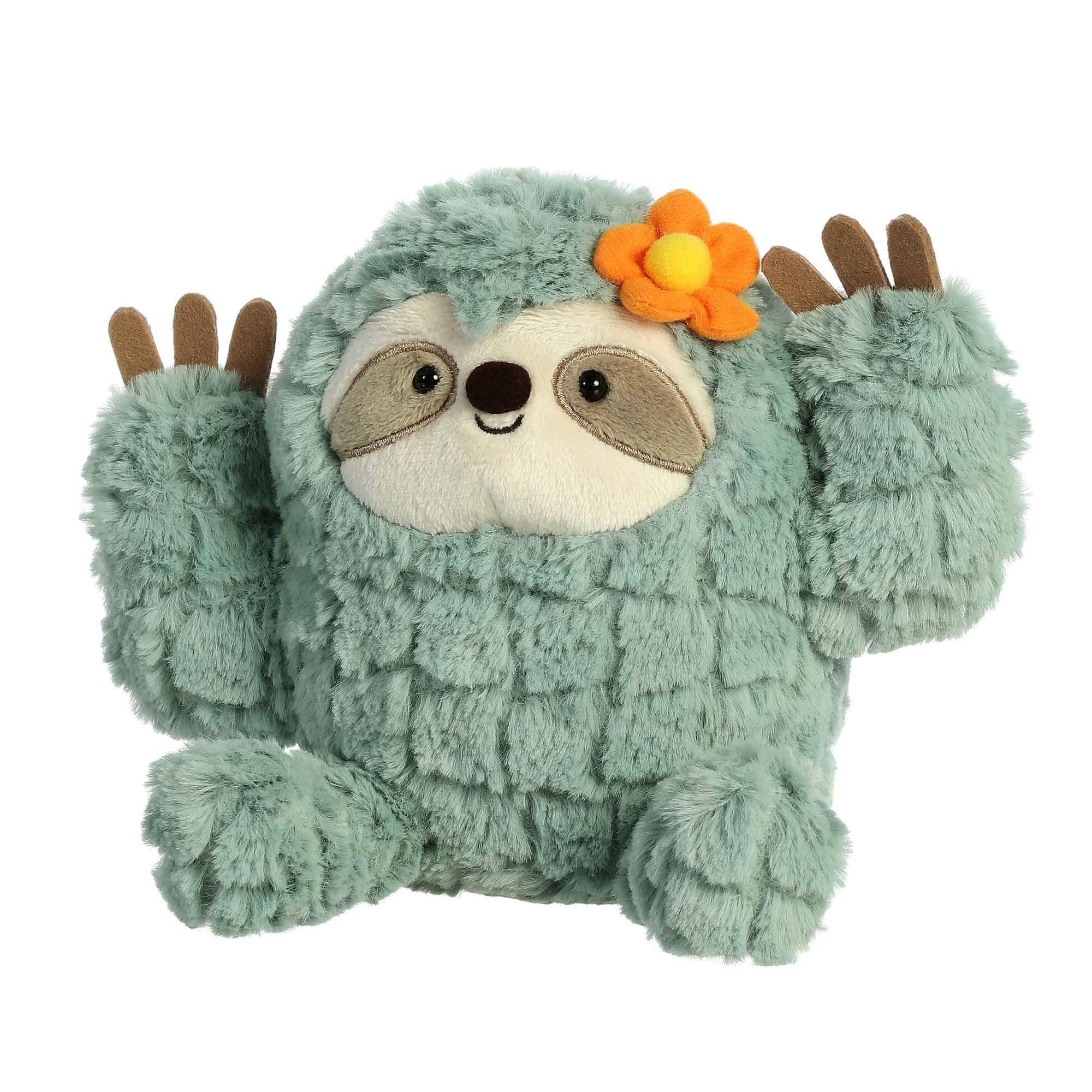 Small Cactus Sloth Plush - Kitty Hawk Kites Online Store