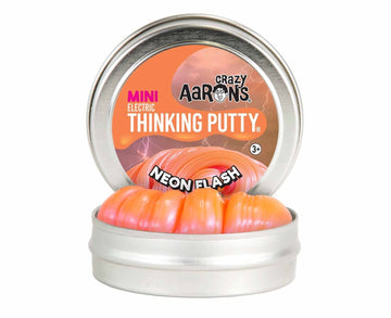 Crazy Aaron's Thinking Putty Electric Neon Flash 5Cm Tin