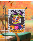 Evergreen Flag Witch Wreath Garden Burlap Flag - Kitty Hawk Kites Online Store