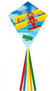 Eddy Classic Biplane Diamond Kite 28in - Kitty Hawk Kites Online Store