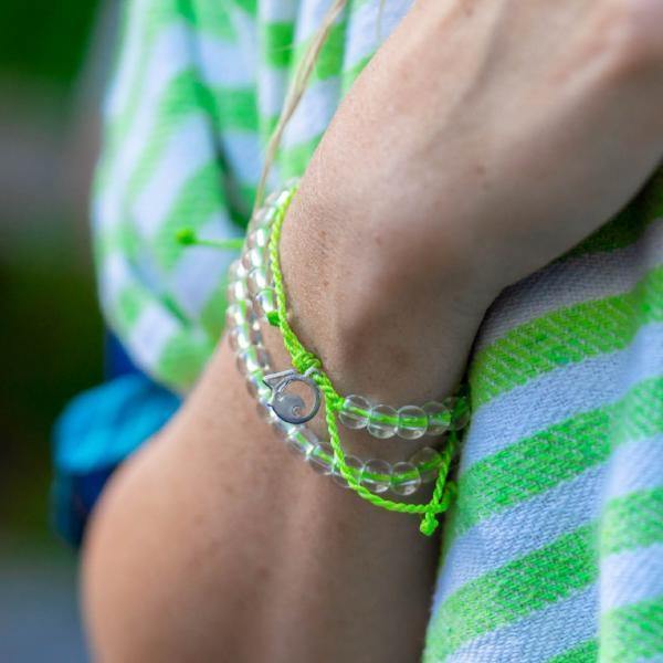 4Ocean Lime Green Sea Turtle Bracelet - Kitty Hawk Kites Online Store