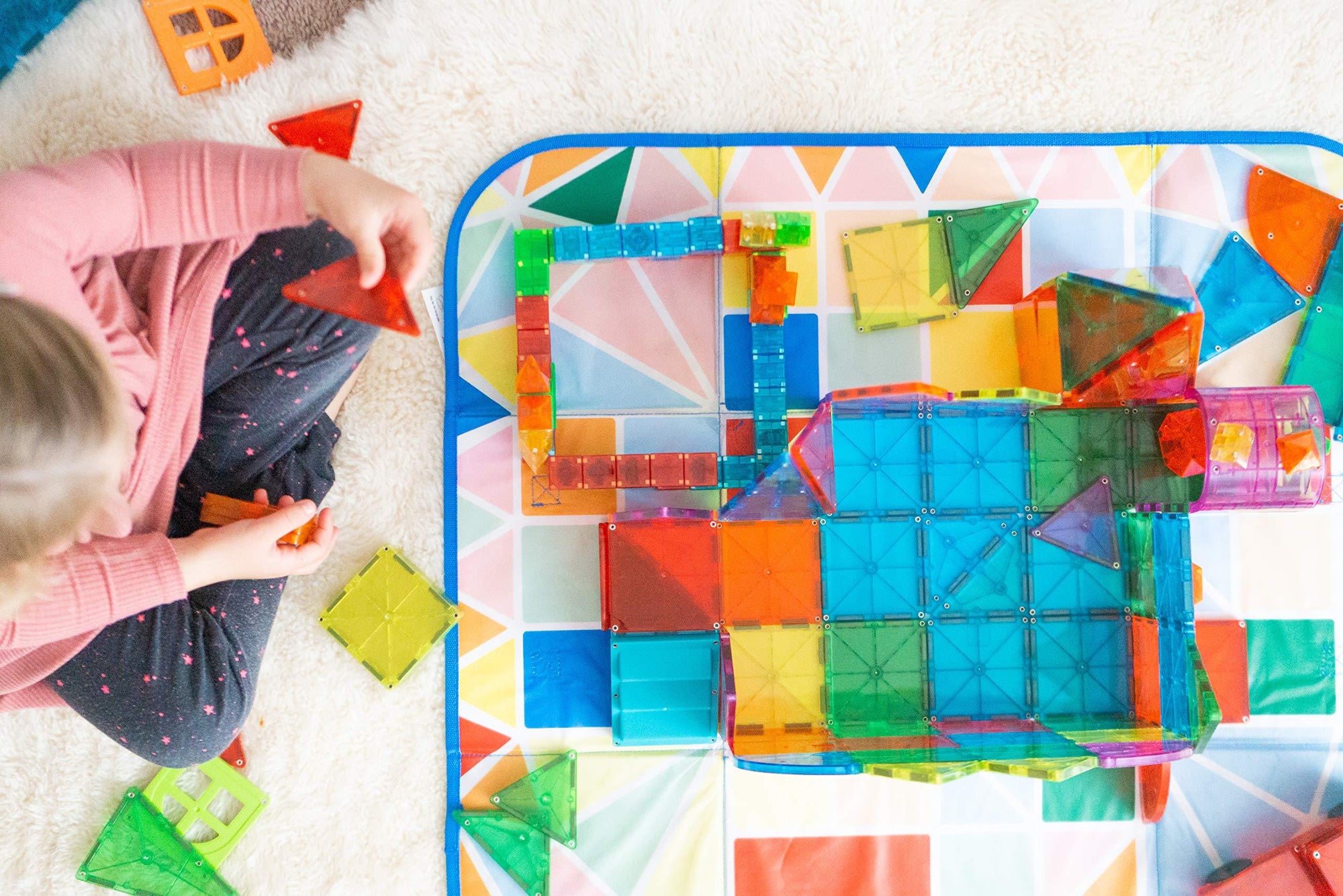 Magna-Tiles Storage Bin &amp; Interactive Play-Mat - Kitty Hawk Kites Online Store