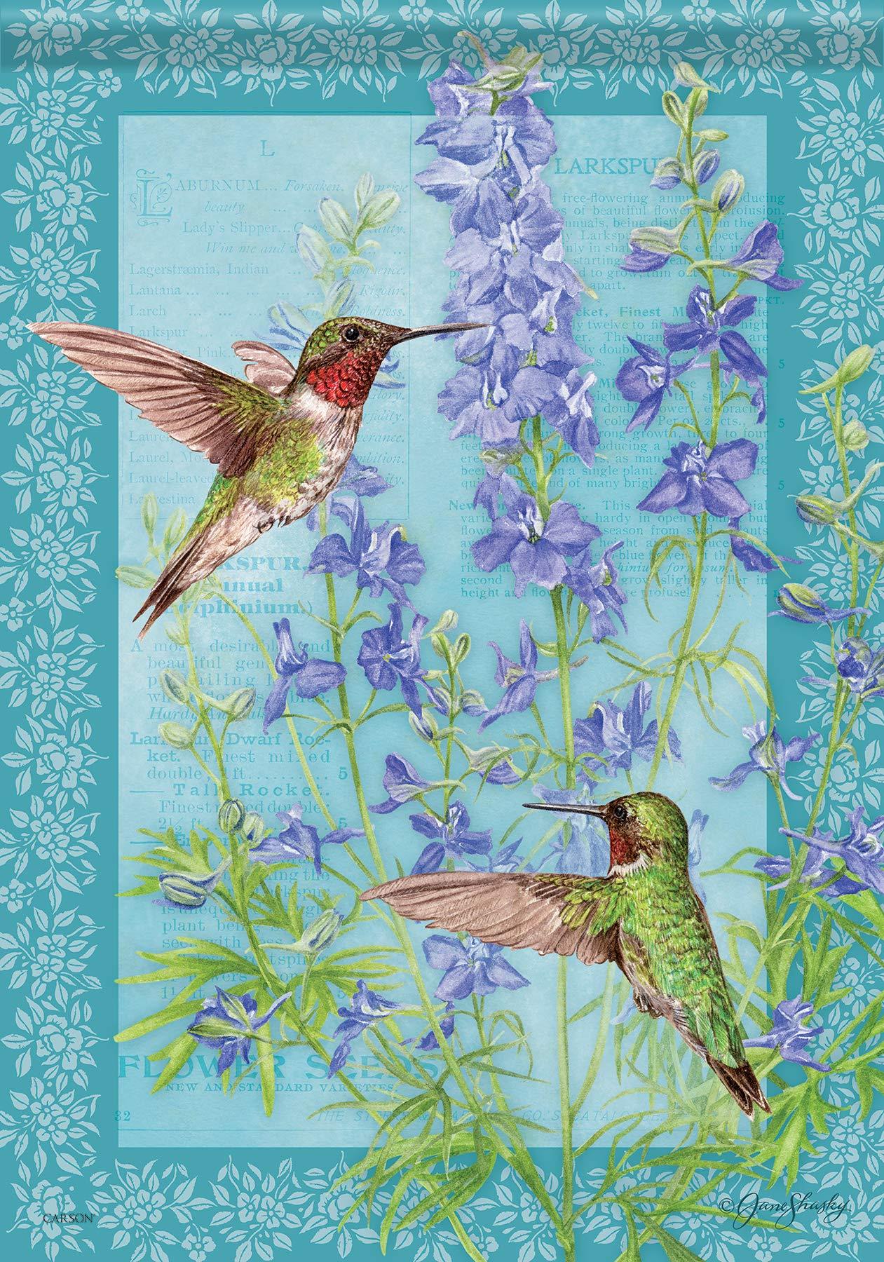 Botanical Larkspur Garden Flag - Kitty Hawk Kites Online Store