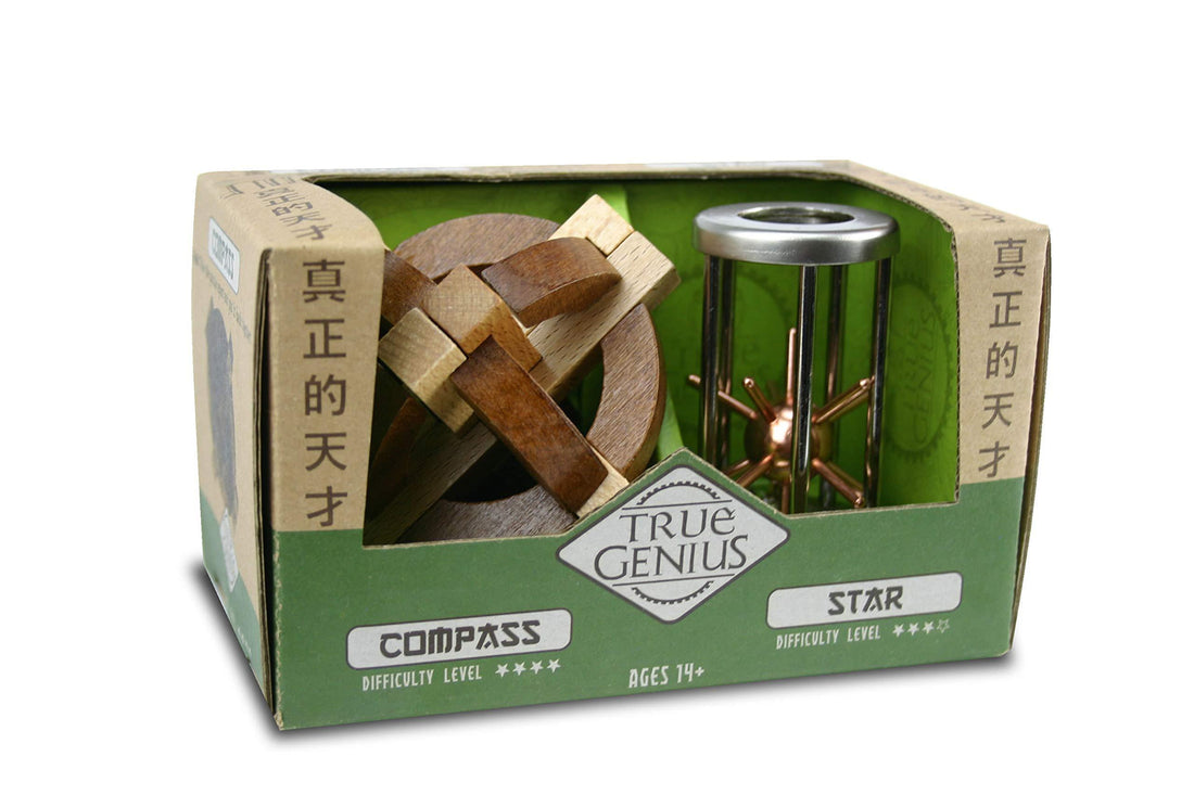 Compass & Star Combo Disentanglement Puzzle - Kitty Hawk Kites Online Store