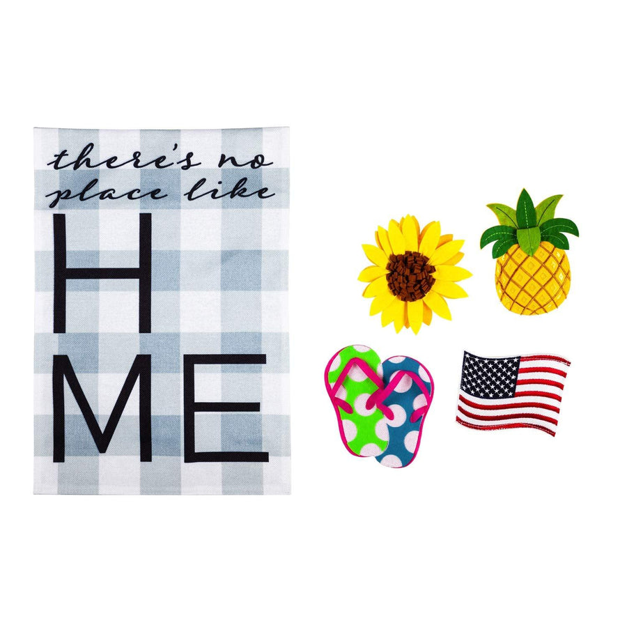 No Place Like Home Interchangeable Garden Flag - Kitty Hawk Kites Online Store