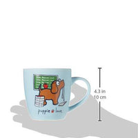 Puppie Love Teacher Dog Mug - Blue - Kitty Hawk Kites Online Store