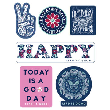 Happy Pack Six-Pack Sticker Pack - Kitty Hawk Kites Online Store