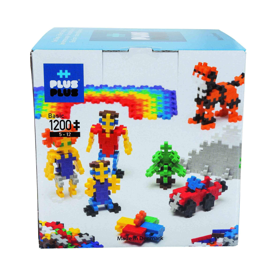 PLUS PLUS - Open Play Set - 1200 Piece - Basic Color Mix, Construction  Building Stem Toy, Interlocking Mini Puzzle Blocks for Kids