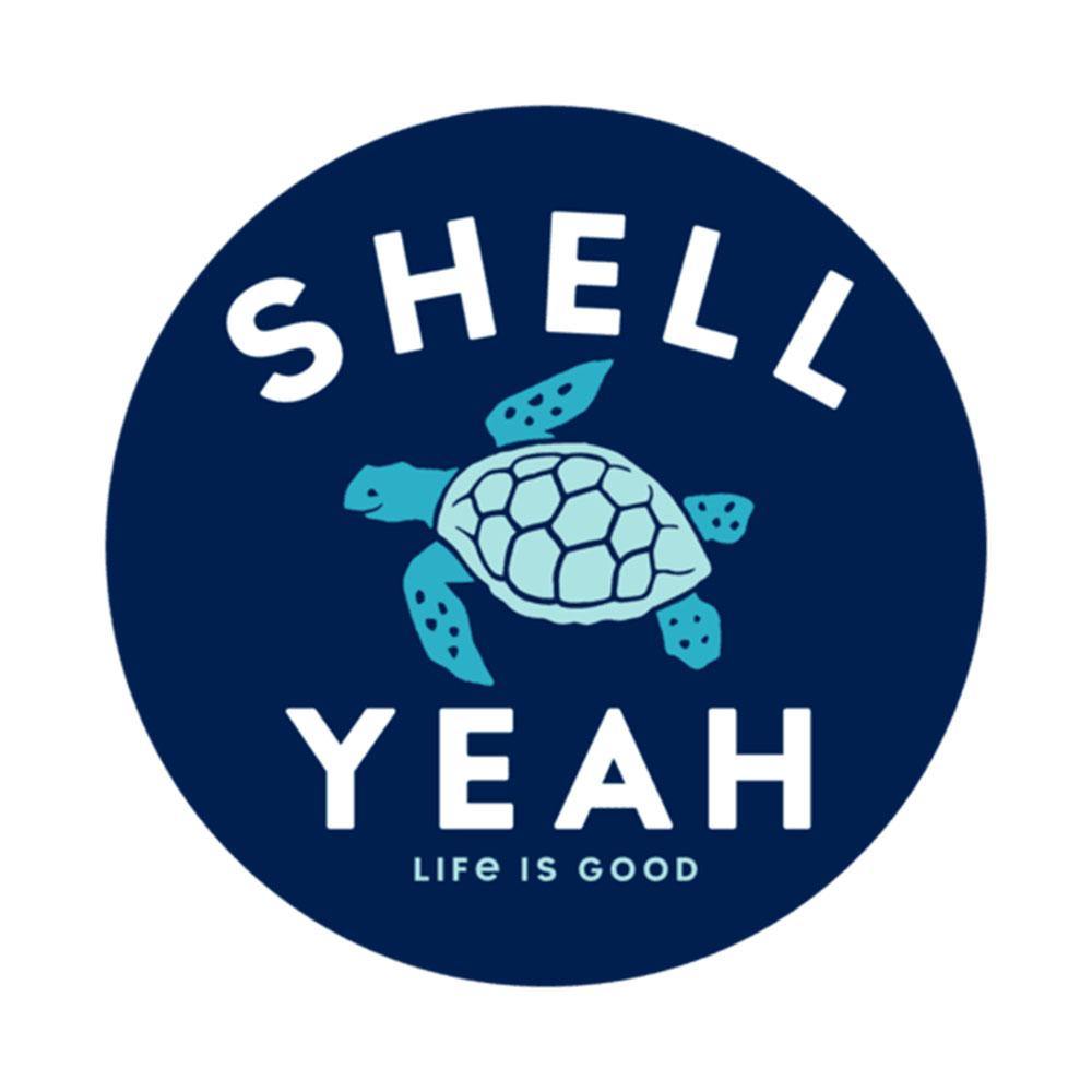 Shell Yeah 4-Circle Sticker - Kitty Hawk Kites Online Store