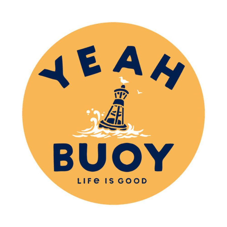 Yeah Buoy 4-Circle Sticker - Kitty Hawk Kites Online Store