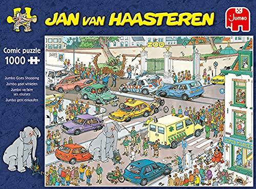 Jan van Haasteren Jumbo Goes Shopping 1000pc Puzzle - Kitty Hawk Kites Online Store