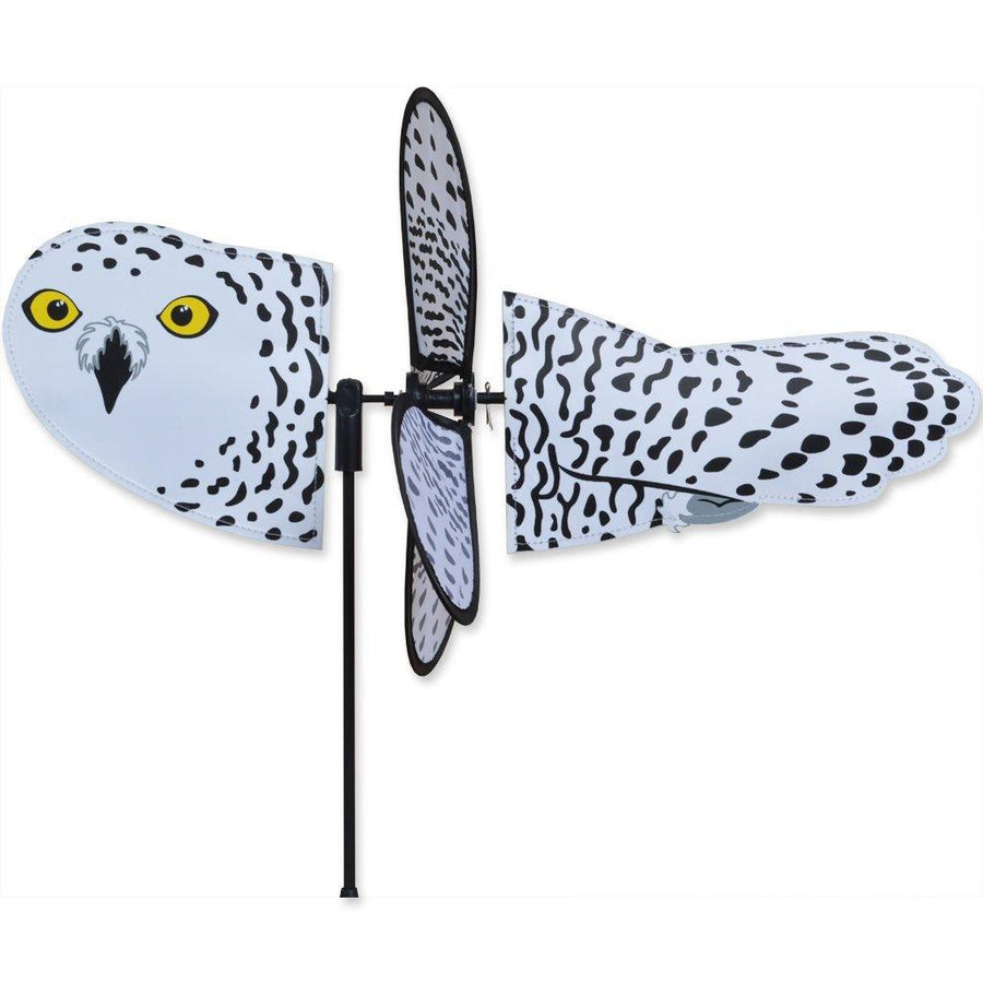 Snowy Owl Petite Garden Wind Spinner - Kitty Hawk Kites Online Store