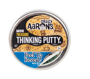 Crazy Aaron's Putty Mini Tins Treasure Surprise Peel to Reveal (Collect All 12 Colors) Gift Set Party Bundle - 4 Pack (.47oz Each) Items are Assorted and May Contain Duplicates