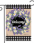 Lavender and Daisies Welcome Garden Flag - Kitty Hawk Kites Online Store