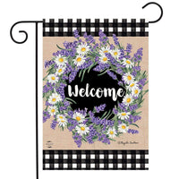 Lavender and Daisies Welcome Garden Flag - Kitty Hawk Kites Online Store