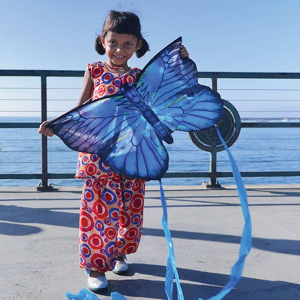 Butterfly Indian Red Nylon Kite, 32 Inches Wide - Kitty Hawk Kites Online Store