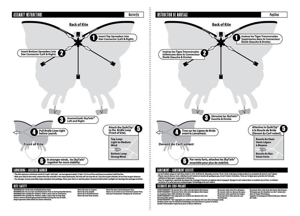 Butterfly Indian Red Nylon Kite, 32 Inches Wide - Kitty Hawk Kites Online Store