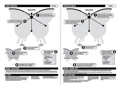 Butterfly Indian Red Nylon Kite, 32 Inches Wide - Kitty Hawk Kites Online Store