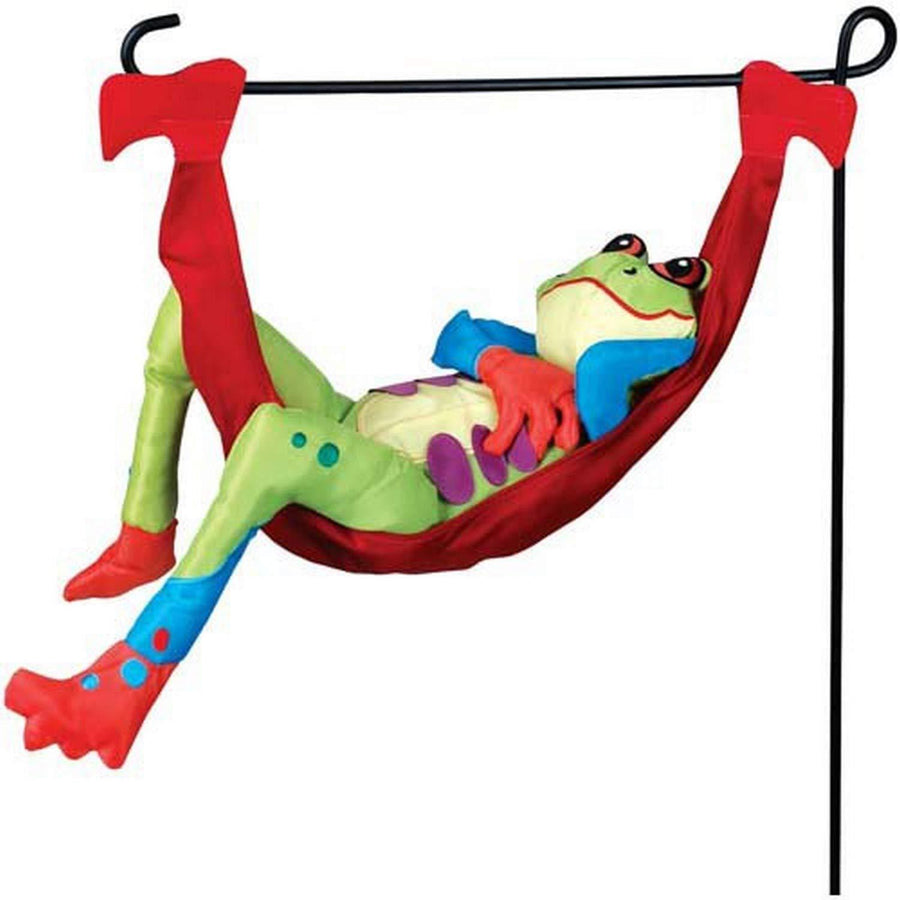 18in Tree Frog Hammock - Garden Charm - Kitty Hawk Kites Online Store