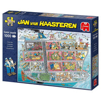 Jan Van Haasteren - Cruise Ship 1000 Piece Jigsaw Puzzle - Kitty Hawk Kites Online Store