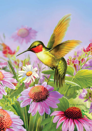 Hummingbird Coneflowers Garden Flag - Kitty Hawk Kites Online Store
