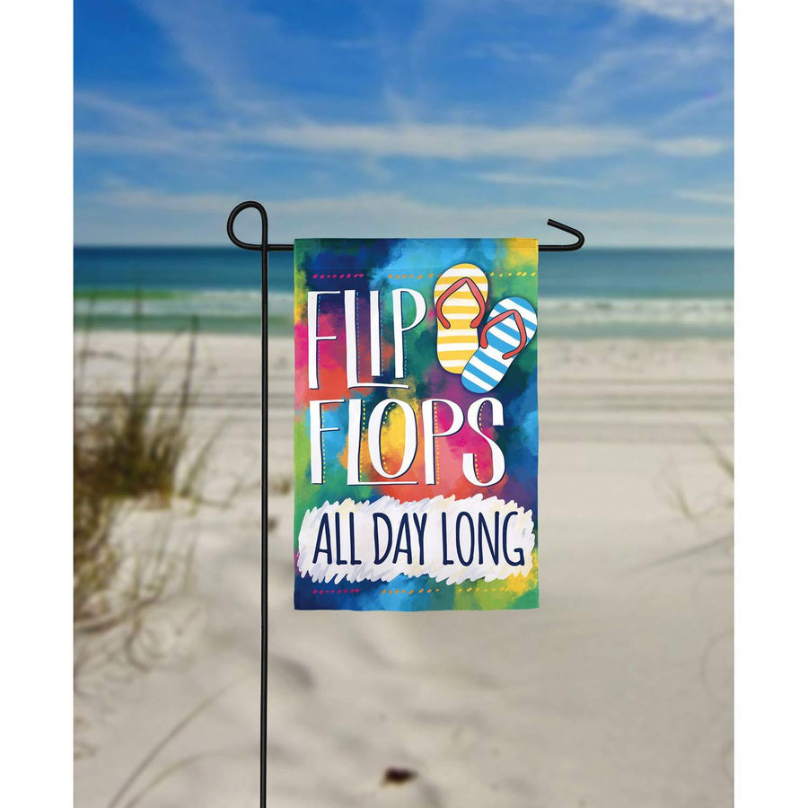 Flip Flops All Day Garden Flag - Kitty Hawk Kites Online Store