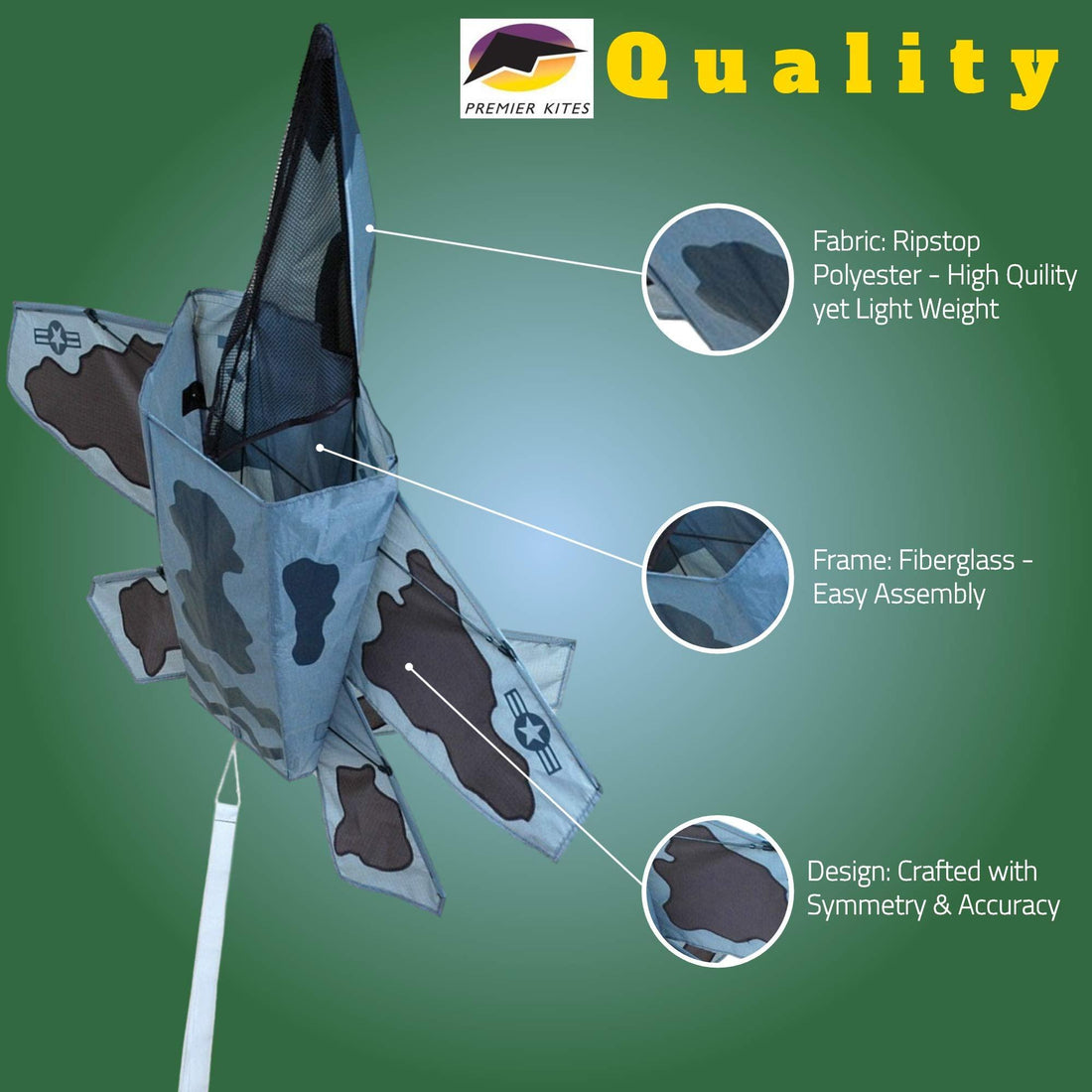 3D Jet Kite - Stealth - Kitty Hawk Kites Online Store