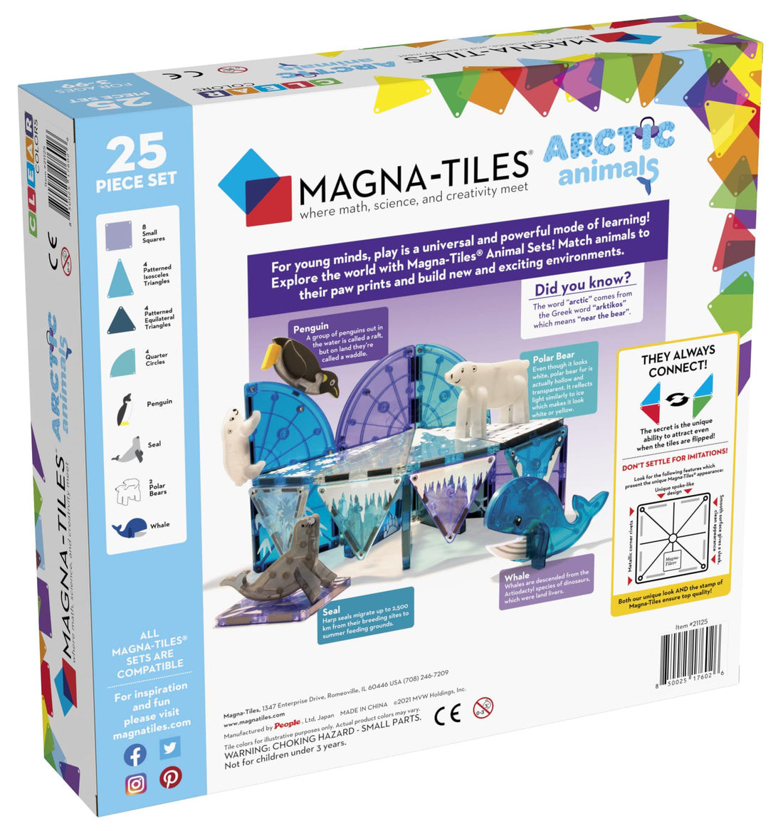 Magna Tiles Polygons Expansion Set - 8 Pieces
