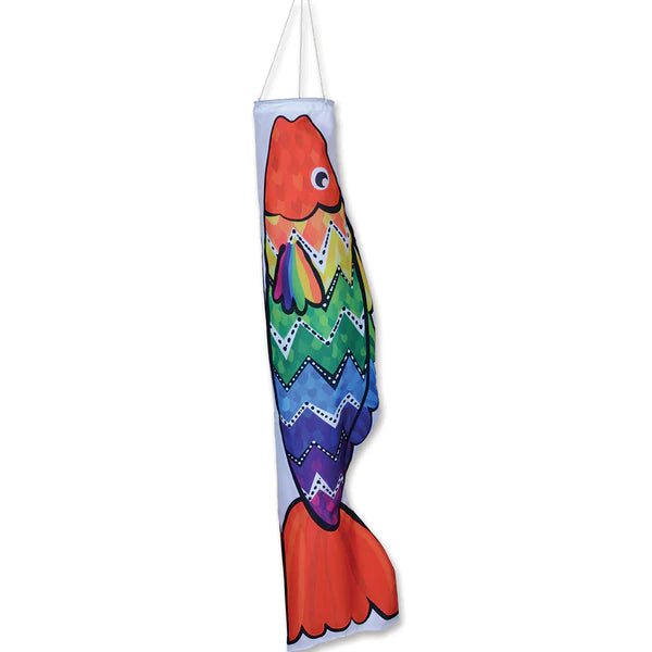 Koi Windsock - Zigzag Rainbow Fish – Kitty Hawk Kites