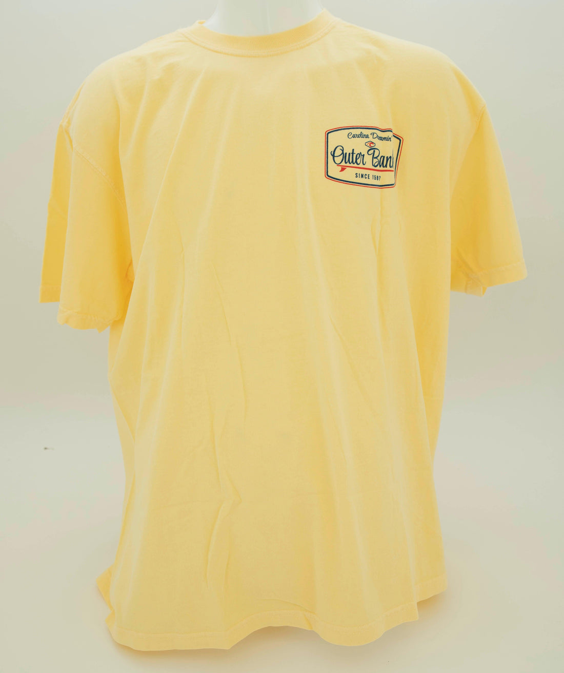 Outer Banks Carolina Dreamin Short Sleeve - Butter Yellow - Kitty Hawk Kites Online Store