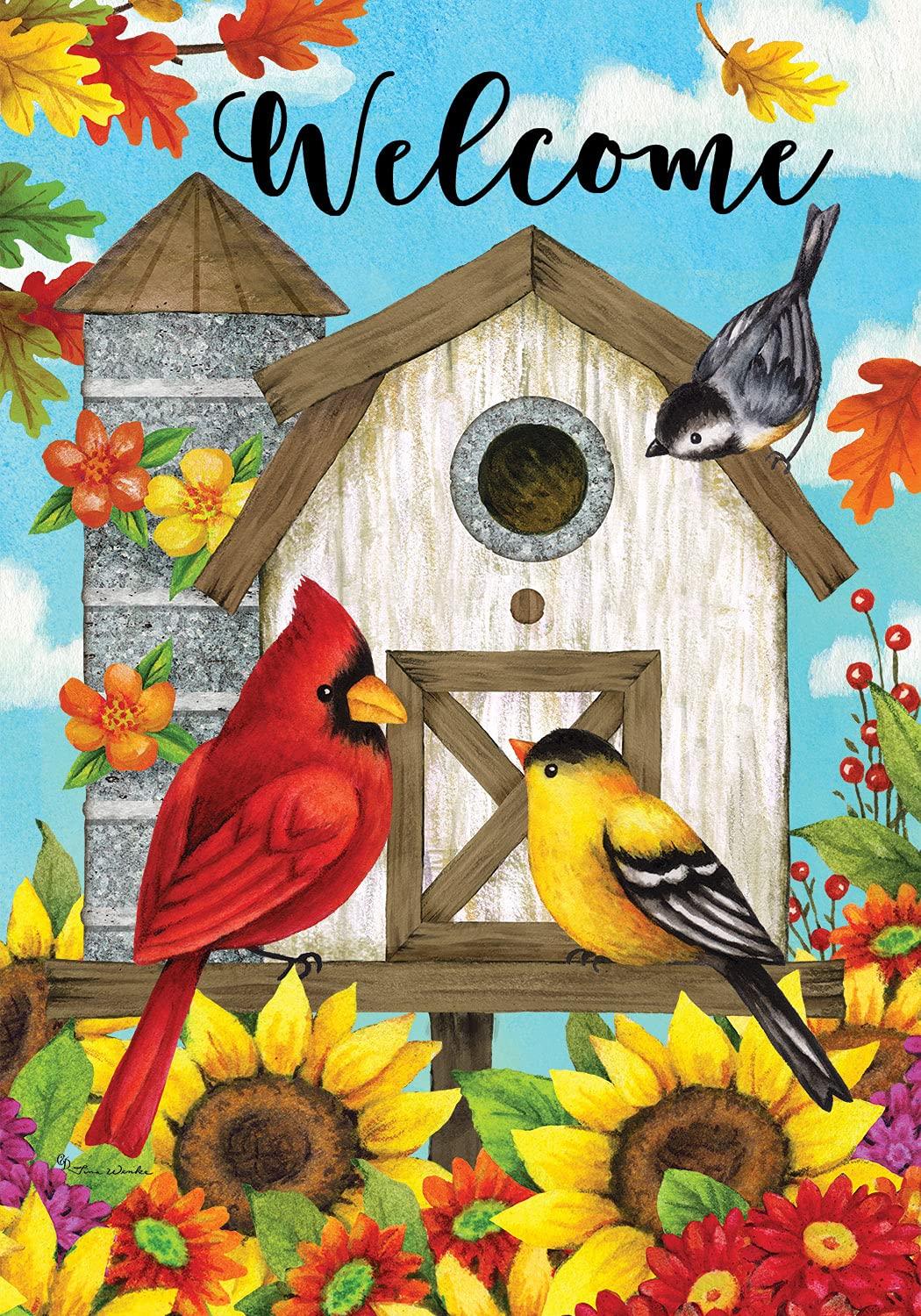 Welcome Barn Birdhouse Garden Flag - Kitty Hawk Kites Online Store