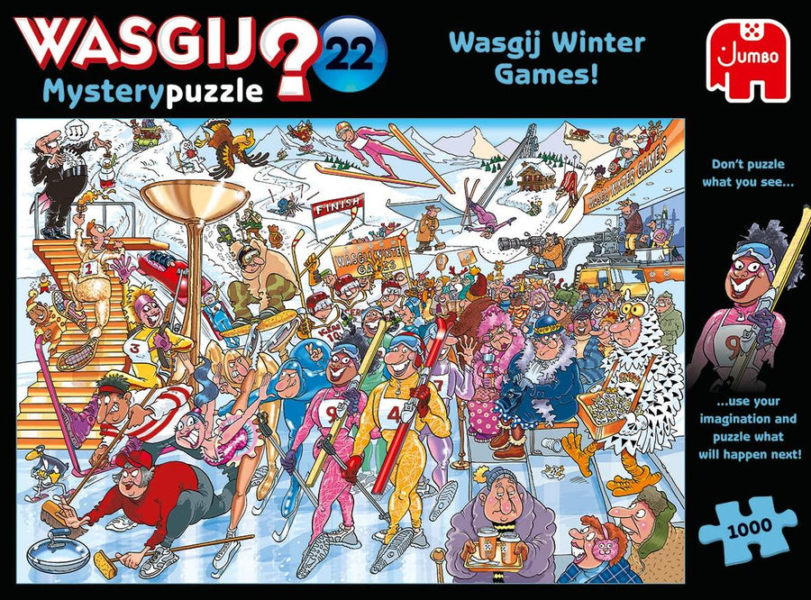 Jumbo Wasgij Mystery 22, Wasgij Winter Games, 1000 Piece Jigsaw Puzzle - Kitty Hawk Kites Online Store