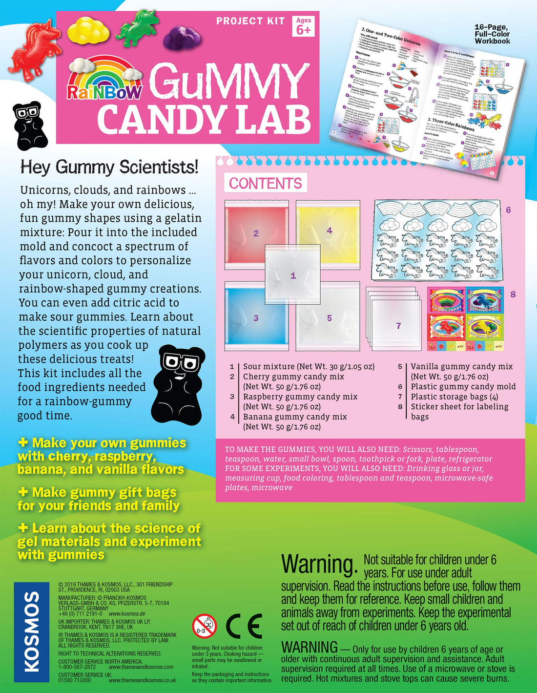 Rainbow Gummy Candy Lab - STEM Kit