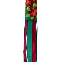 Poinsettia Holiday Windsock