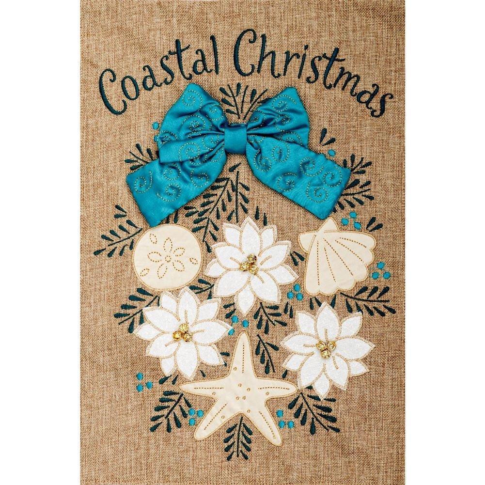 Coastal Christmas Garden Flag - Kitty Hawk Kites Online Store