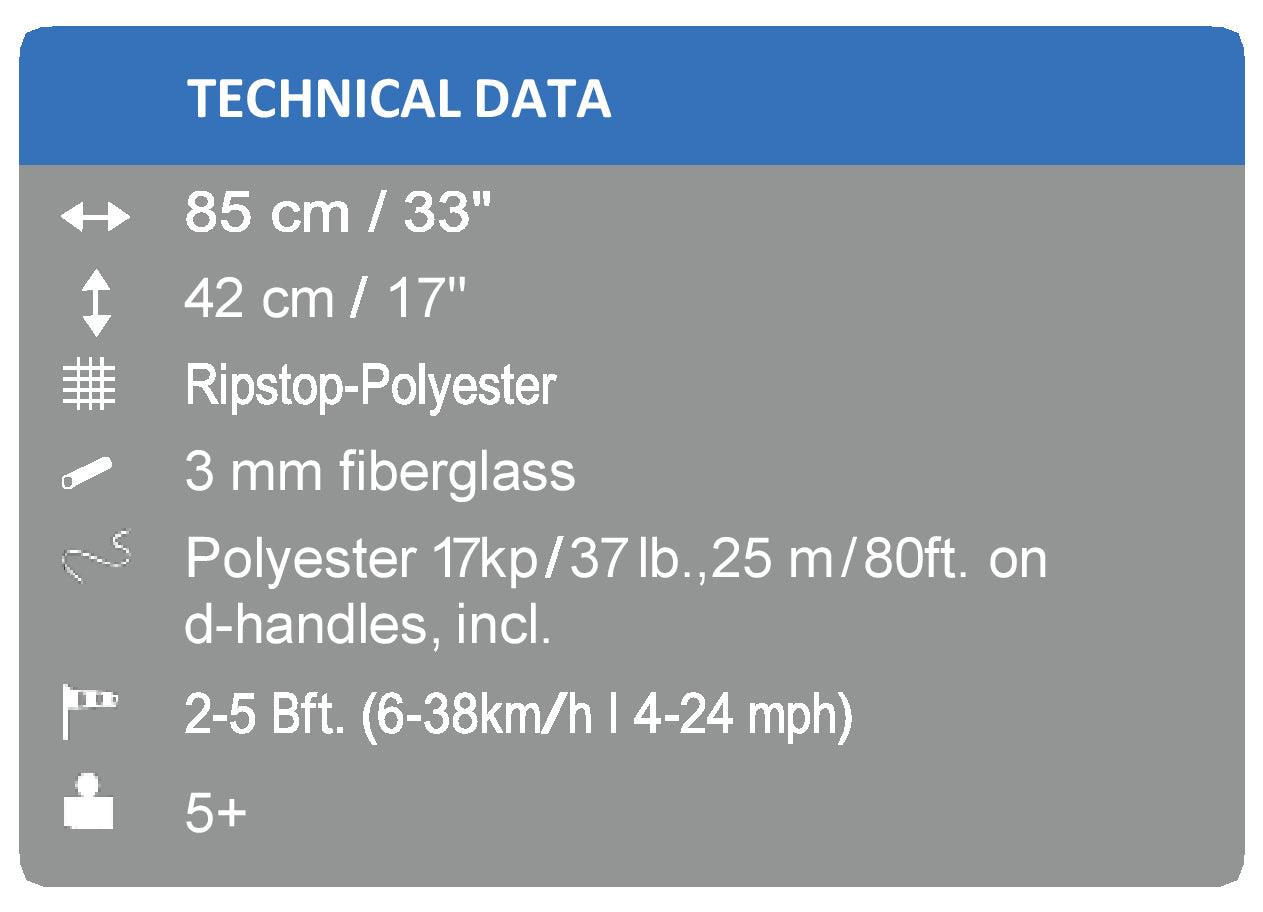 Simple Flyer Tiger 33in Delta - Kitty Hawk Kites Online Store