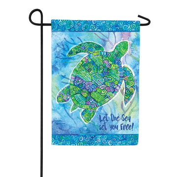 Boho Turtle Garden Flag - Kitty Hawk Kites Online Store