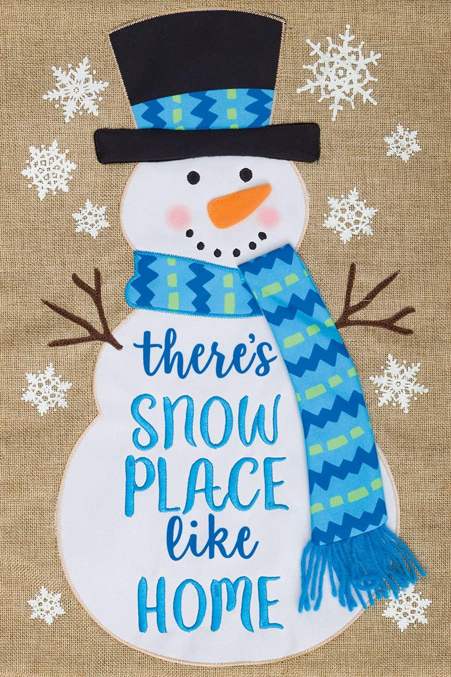 There's Snow Place Like Home Garden Flag - Kitty Hawk Kites Online Store