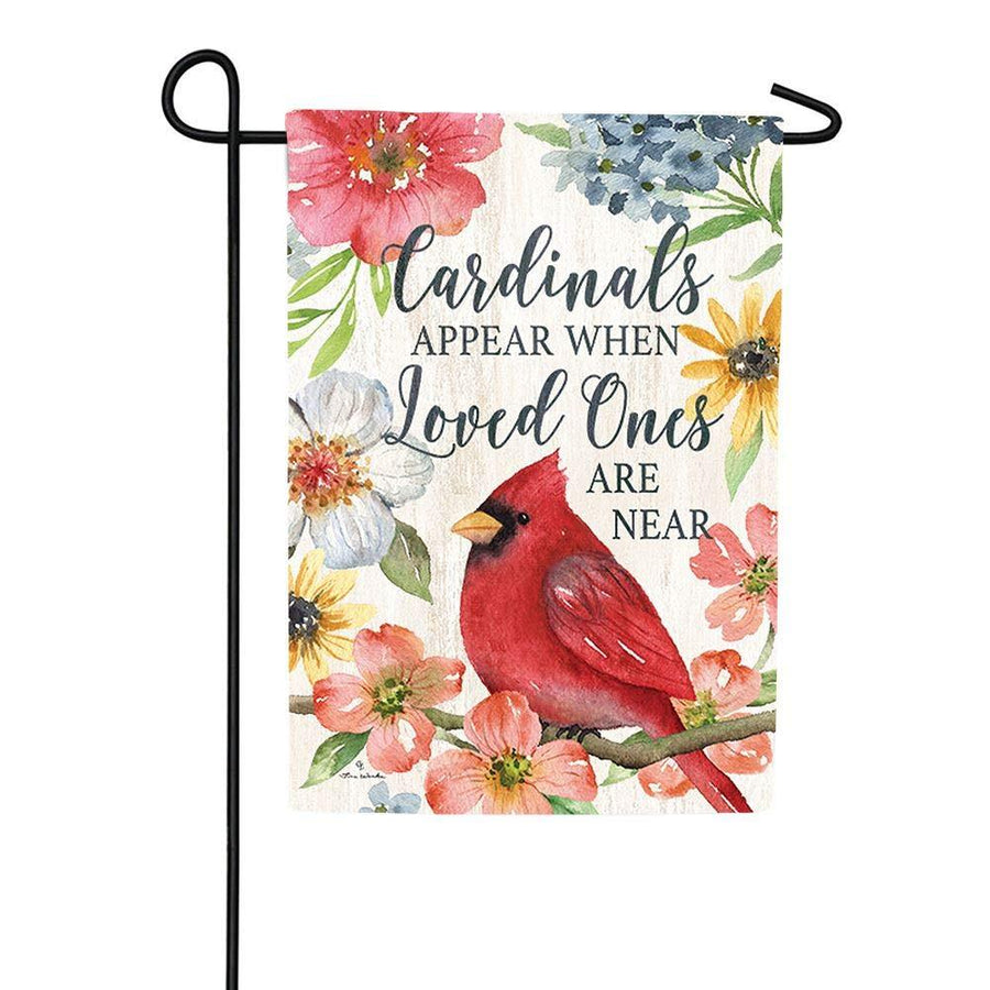 Cardinals Appear When Loved Ones Are Near - Garden Flag - Kitty Hawk Kites Online Store