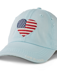 Life is Good Sunwash Chill Watercolor Flag Hat