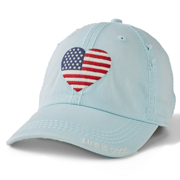 Life is Good Sunwash Chill Watercolor Flag Hat