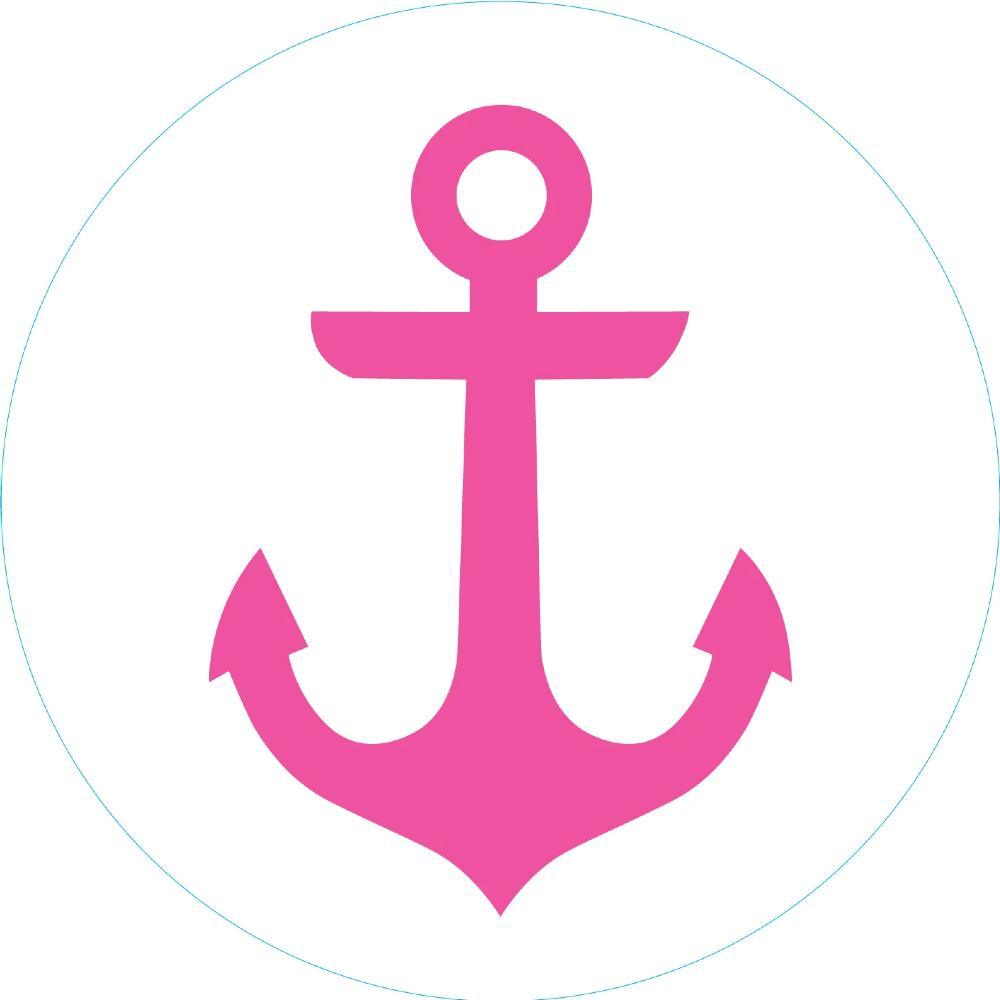 Bogg Bag Bogg Bits Pink Anchor - Kitty Hawk Kites Online Store