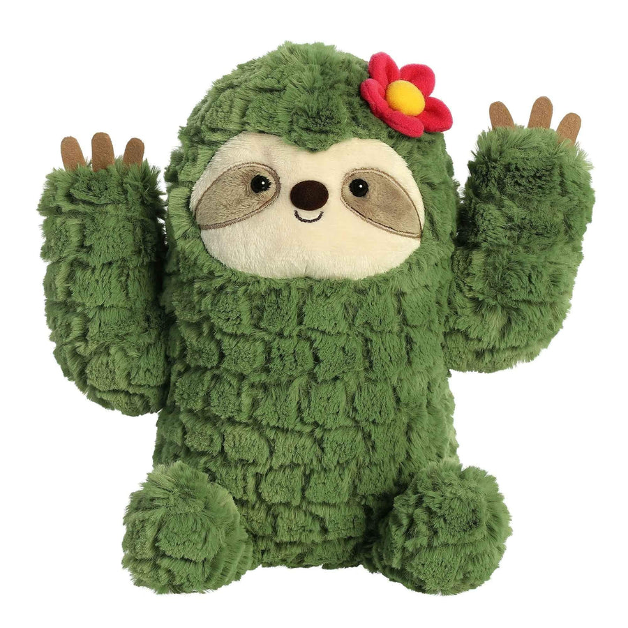 Green Cactus Sloth Plush - Kitty Hawk Kites Online Store