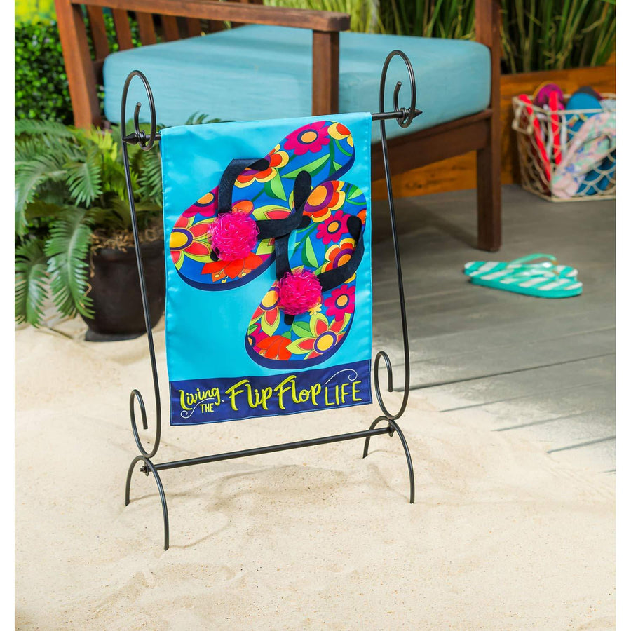 Flip Flop Life Applique Garden Flag - Kitty Hawk Kites Online Store