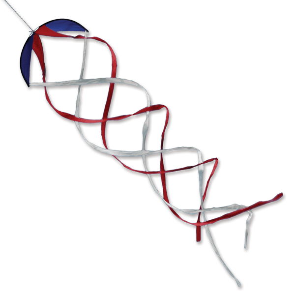22in Patriotic Hypno Twister Kite Tail - Kitty Hawk Kites Online Store