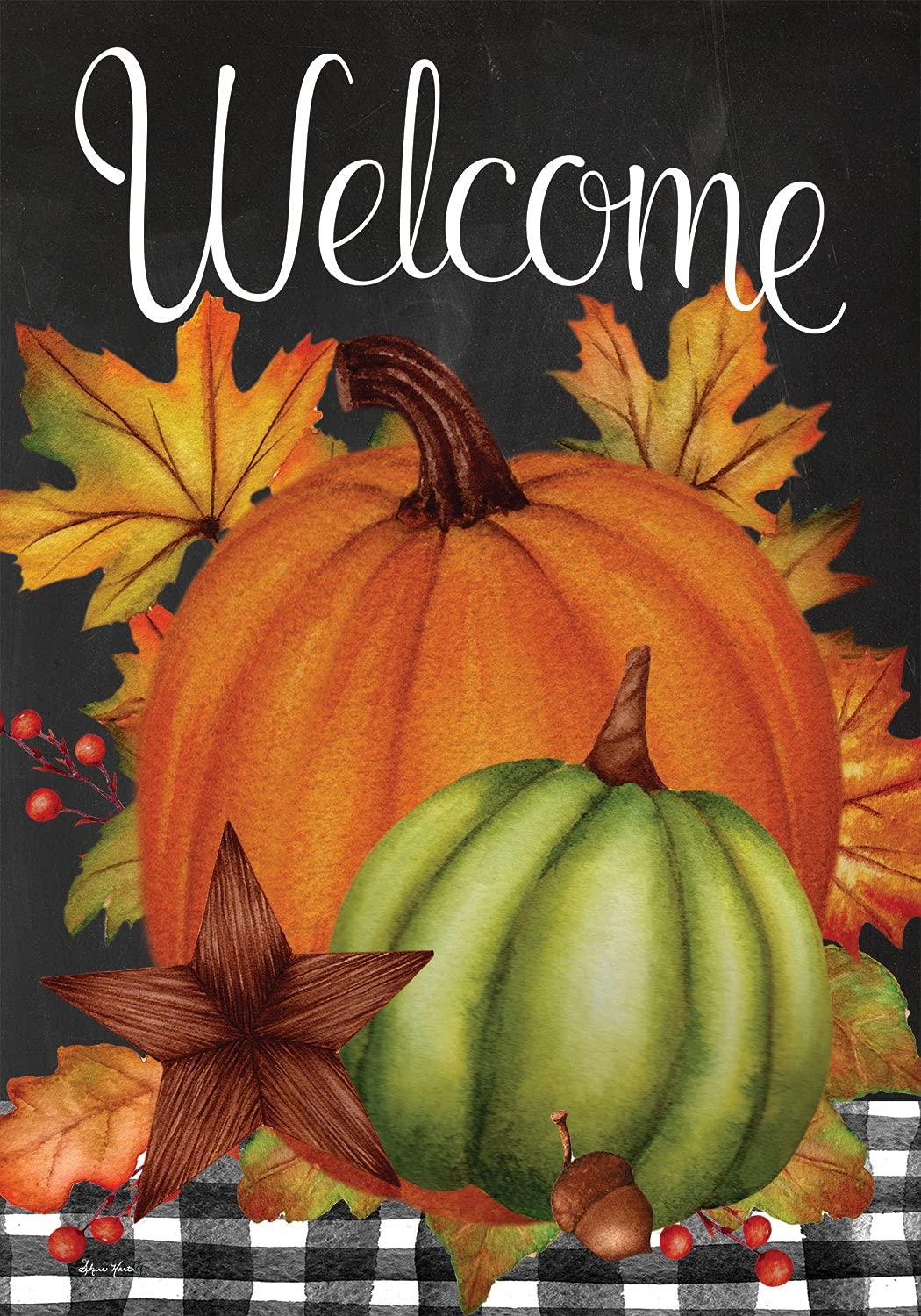 Welcome Pumpkin Garden Flag - Kitty Hawk Kites Online Store